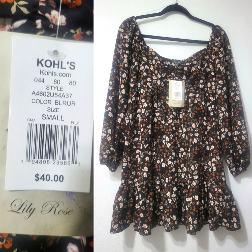 Lily rose floral small dress